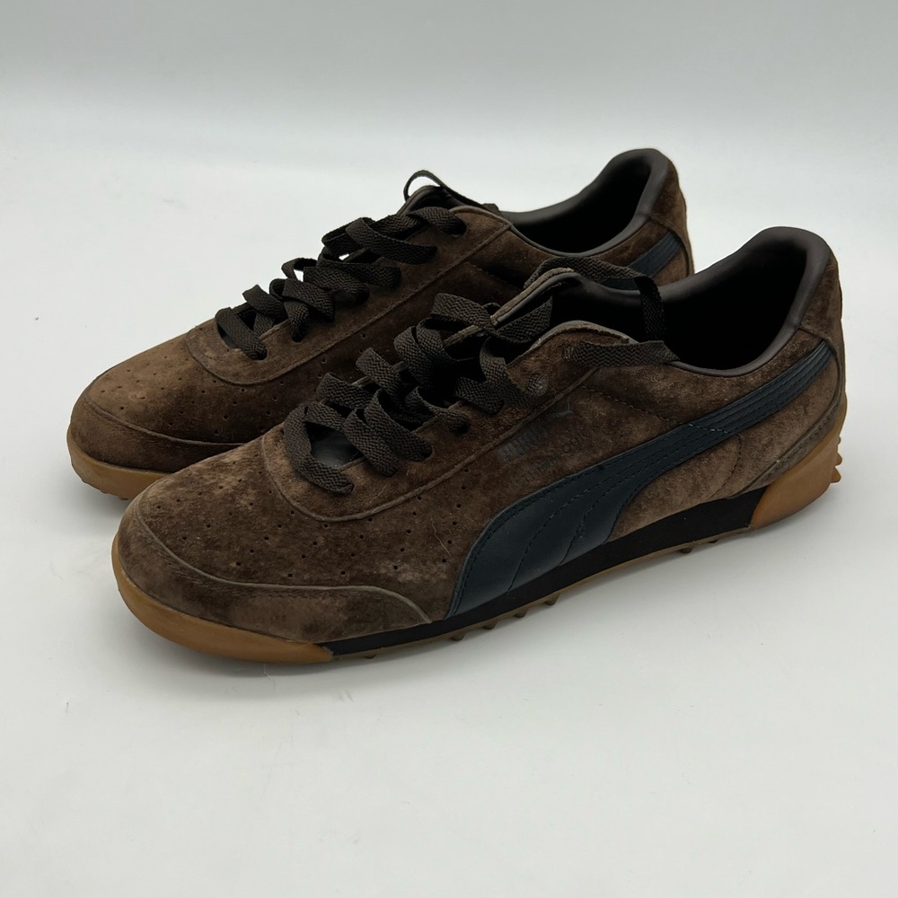 PUMA Roma Brown Suede Men’s Fashion Sneakers Shoes Size 10 NEW NWT *no box*